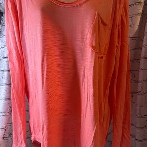 POL Coral Long Sleeve Top